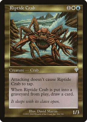 Riptide Crab card from Invasion