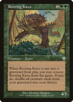 Rooting Kavu card from Invasion