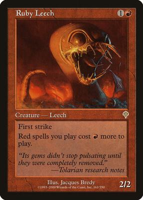 Ruby Leech card from Invasion