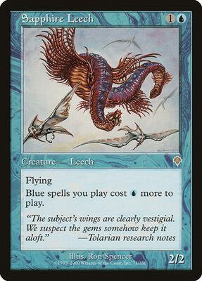Sapphire Leech card from Invasion