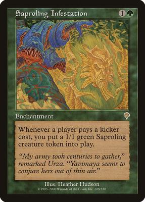Saproling Infestation card from Invasion
