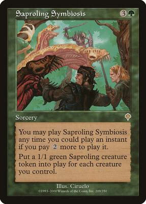 Saproling Symbiosis card from Invasion