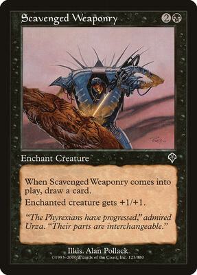 Scavenged Weaponry card from Invasion