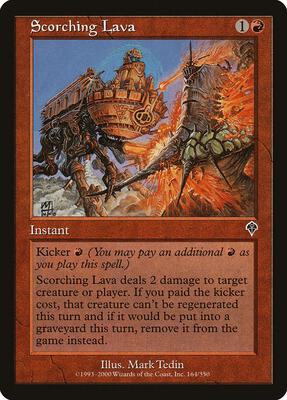 Scorching Lava card from Invasion