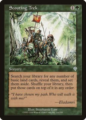 Scouting Trek card from Invasion