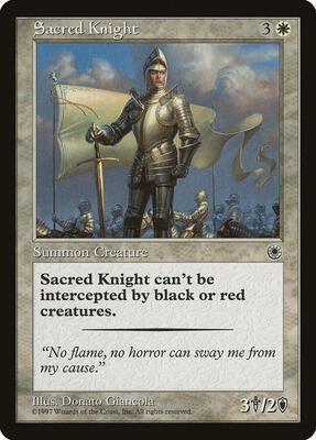Sacred Knight card from Portal