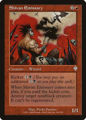 Shivan Emissary card from Invasion