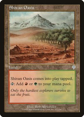 Shivan Oasis card from Invasion