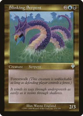 Slinking Serpent card from Invasion