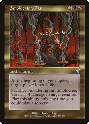 Smoldering Tar card from Invasion