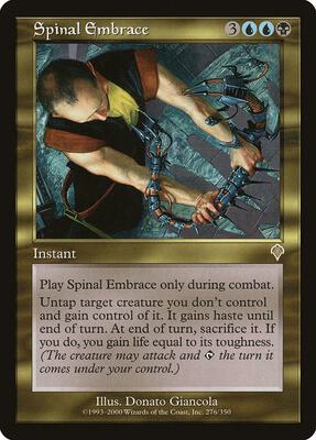 Spinal Embrace card from Invasion
