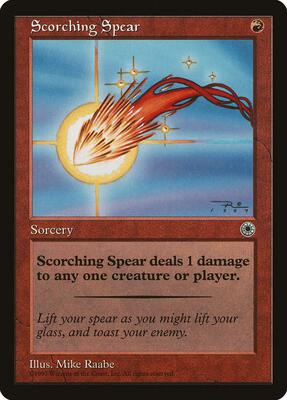 Scorching Spear card from Portal