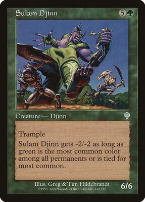 Sulam Djinn card from Invasion