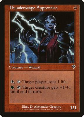 Thunderscape Apprentice card from Invasion