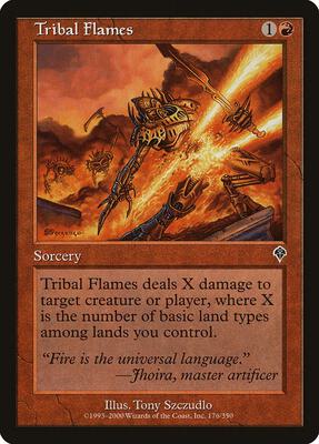 Tribal Flames card from Invasion