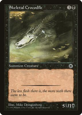 Skeletal Crocodile card from Portal