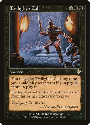 Twilight's Call card from Invasion