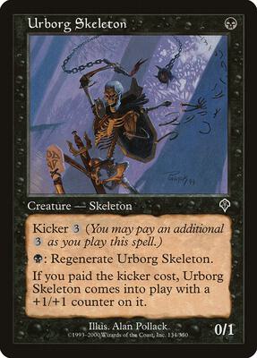 Urborg Skeleton card from Invasion