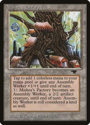 Mishra's Factory (Spring) card from Antiquities