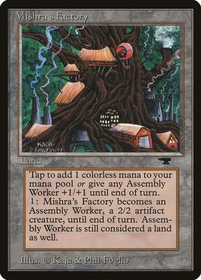 Mishra's Factory (Summer) card from Antiquities