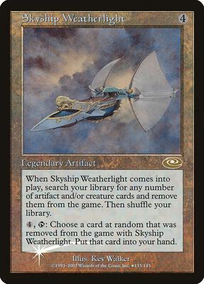 Skyship Weatherlight (Alt. Art Foil) card from Planeshift