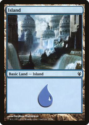 Island (37) card from Duel Decks: Izzet vs. Golgari