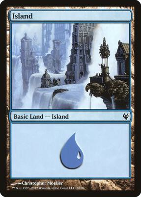 Island (38) card from Duel Decks: Izzet vs. Golgari