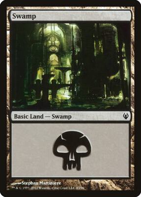 Swamp (83) card from Duel Decks: Izzet vs. Golgari