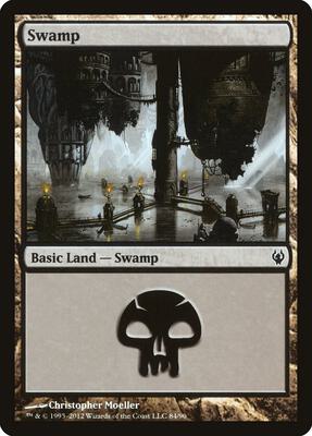 Swamp (84) card from Duel Decks: Izzet vs. Golgari