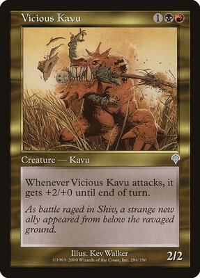 Vicious Kavu card from Invasion