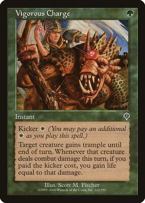 Vigorous Charge card from Invasion