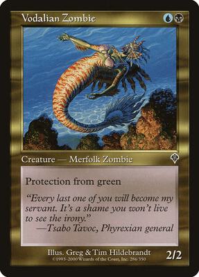Vodalian Zombie card from Invasion