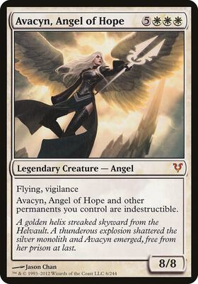 Avacyn, Angel of Hope (Avacyn Restored) card from Oversize Cards
