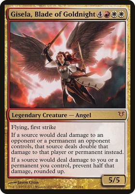 Gisela, Blade of Goldnight (Avacyn Restored) card from Oversize Cards