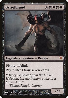 Griselbrand (Avacyn Restored) card from Oversize Cards