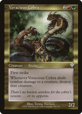 Voracious Cobra card from Invasion