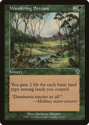 Wandering Stream card from Invasion
