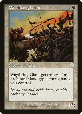 Wayfaring Giant card from Invasion