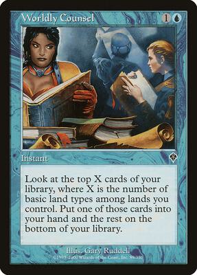 Worldly Counsel card from Invasion