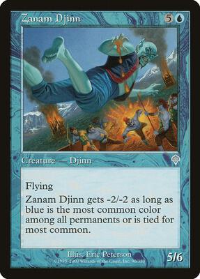 Zanam Djinn card from Invasion