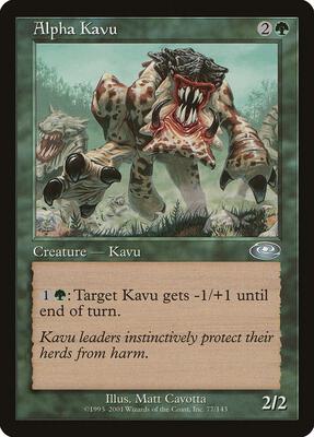 Alpha Kavu card from Planeshift