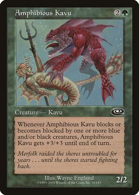 Amphibious Kavu card from Planeshift