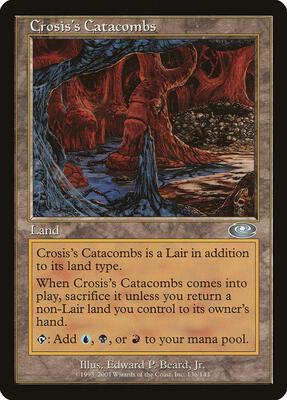 Crosis's Catacombs card from Planeshift
