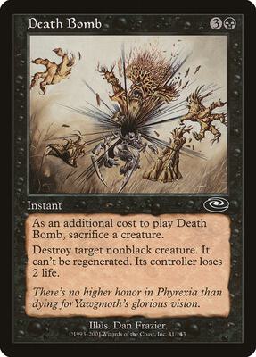 Death Bomb card from Planeshift