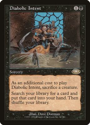 Diabolic Intent card from Planeshift