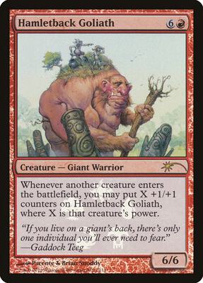 Hamletback Goliath card from Media Promos