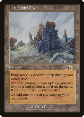 Forsaken City card from Planeshift