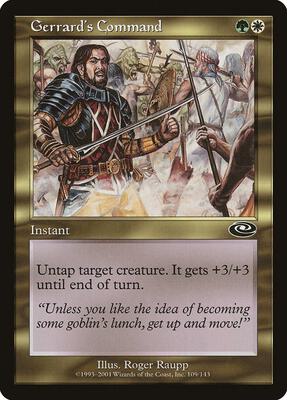 Gerrard's Command card from Planeshift