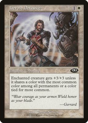 Heroic Defiance card from Planeshift