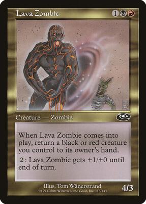 Lava Zombie card from Planeshift